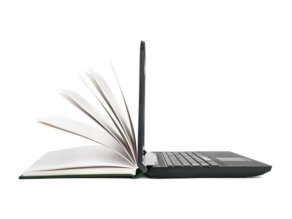 book to laptop